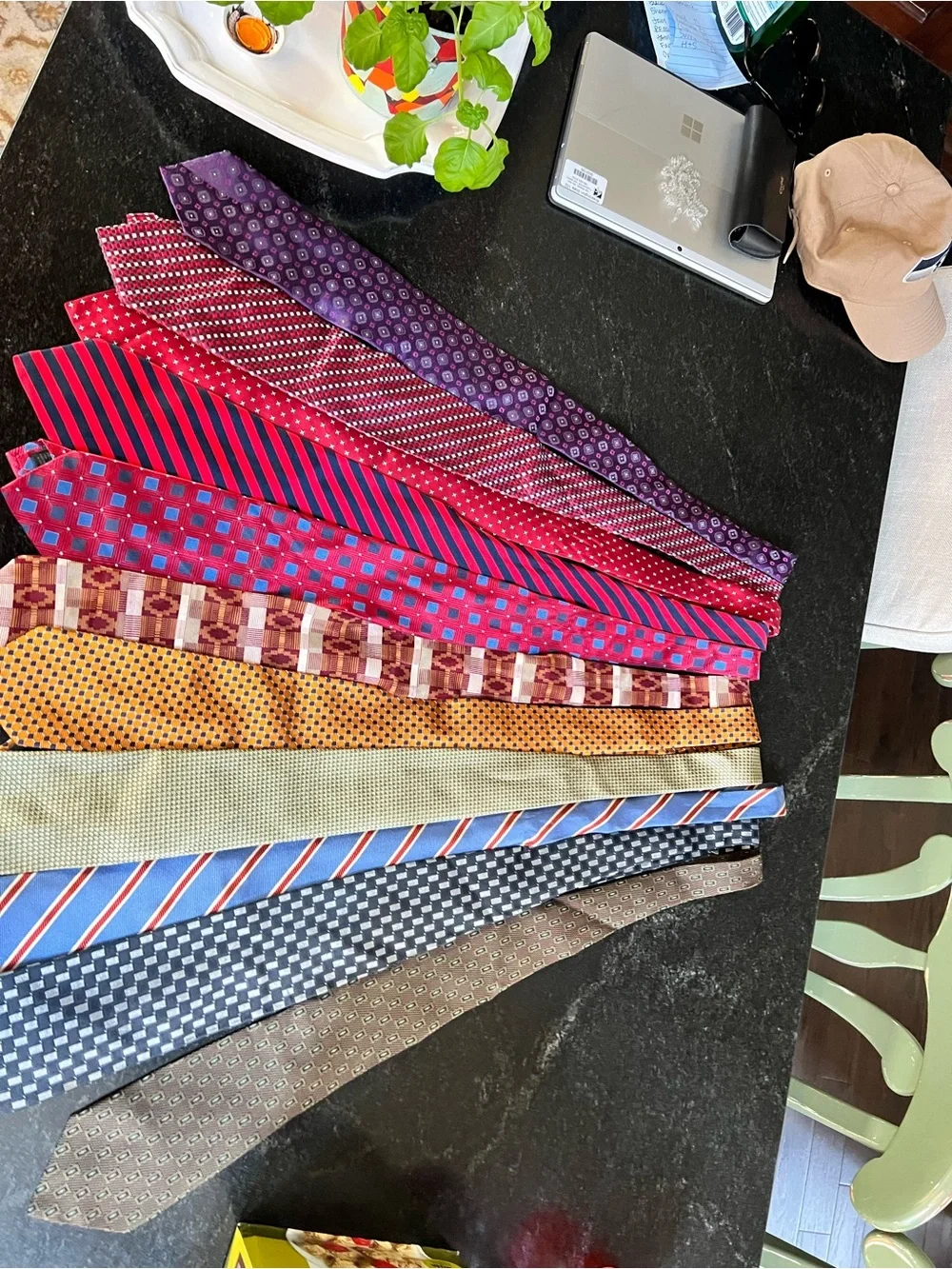 Silk tie lot